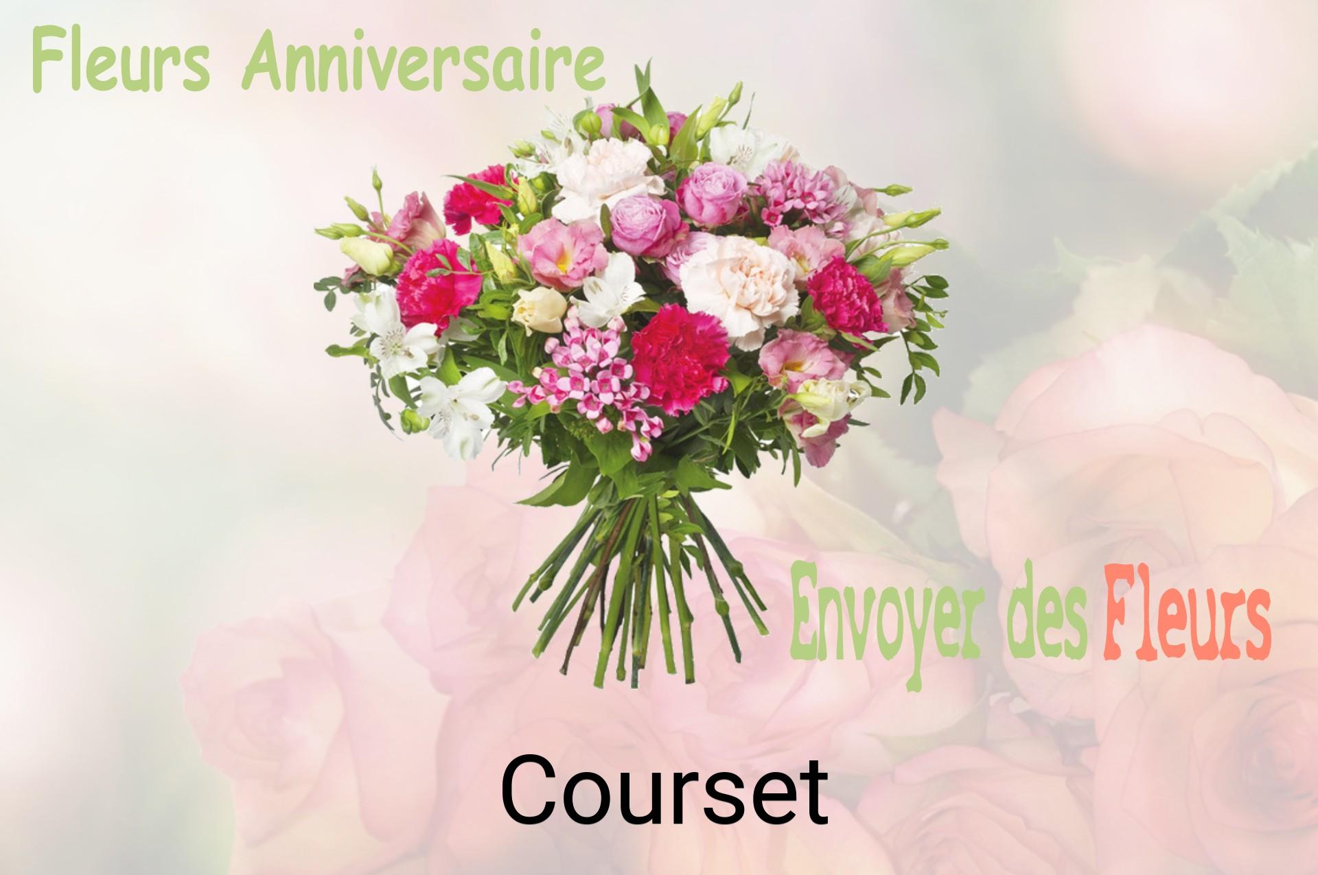 Bouquet de fleurs d’anniversaire livré à Courset